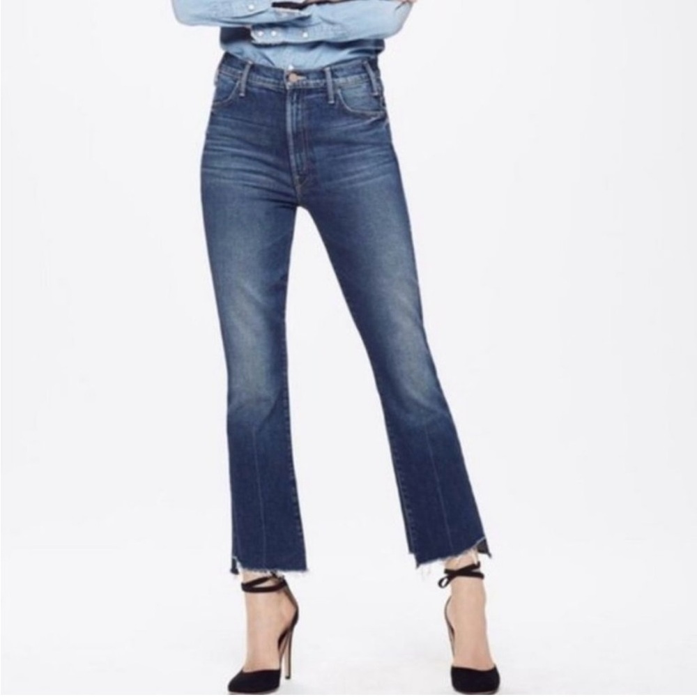 Mother The Hustler Two Step Ankle Fray Jeans
